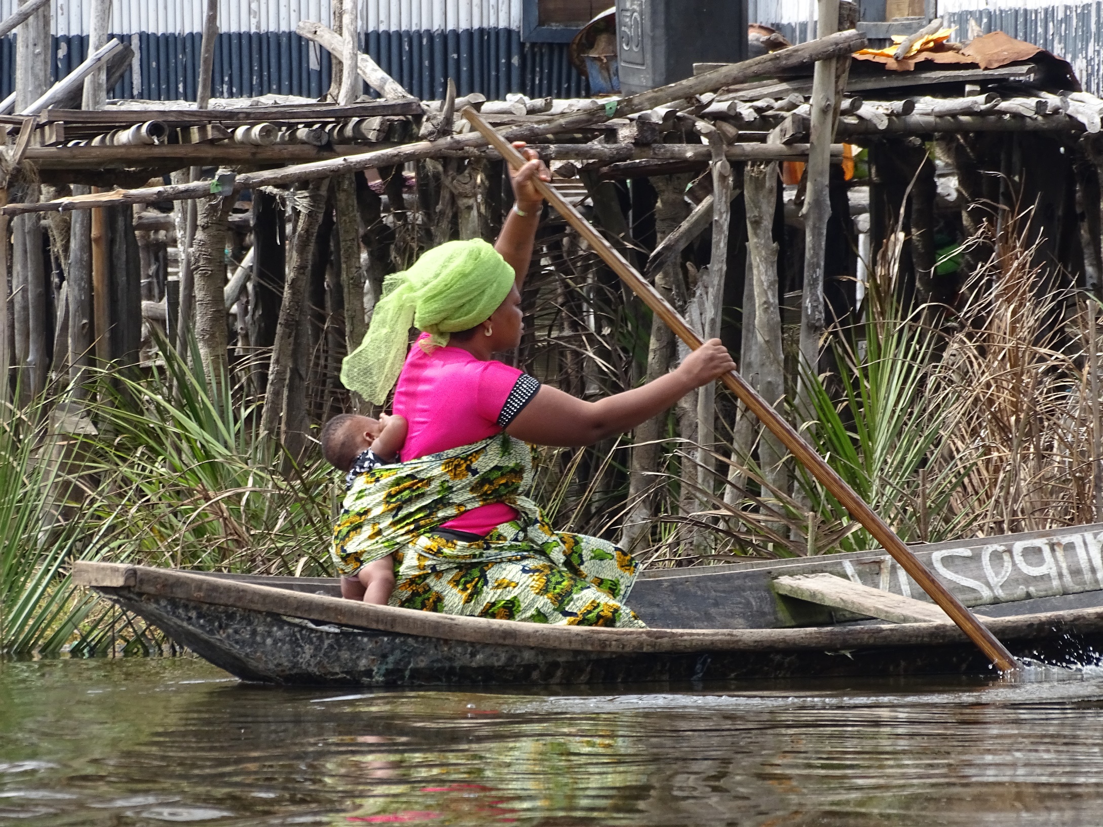 Ganvie – wioska rybacka na jeziorze w Beninie
